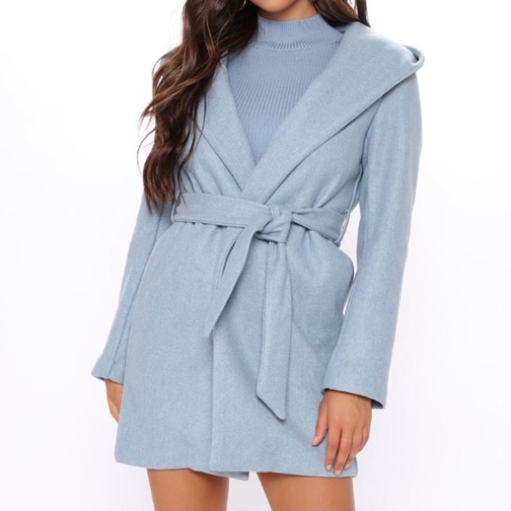 NEW Hooded Coat - Fashion Nova